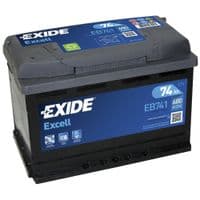 Акумулятор автомобільний EXIDE EXCELL 74A (EB741)