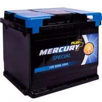 Аккумулятор автомобильный MERCURY battery SPECIAL Plus 50Ah (-/+) (P105140)