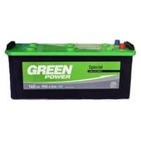 Аккумулятор автомобильный GREEN POWER 140Ah боковая(+/-) (000022365)