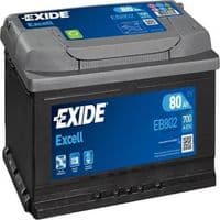 Аккумулятор автомобильный EXIDE EXCELL 80A (EB802)
