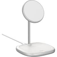 БЗУ Baseus Swan Magnetic Desktop Bracket Wireless Charger(suit for IP12) White
