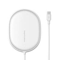 БЗУ Baseus Light Magnetic Wireless Charger(suit for IP12 with Type-C cable 1.5m) White