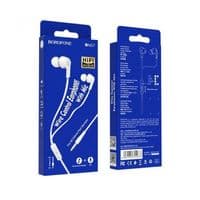 Наушники BOROFONE BM37 Noble sound wire control earphones with mic White