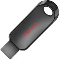 Флешка SanDisk USB 2.0 Cruzer Snap 128Gb Black