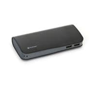 Зовнішній акумулятор (Power Bank) Platinet Leather 15000mAh Black (PMPB15LB)