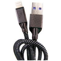Кабель Dengos USB-Lightning 4A 1м Black (NTK-L-KPR-USB3-BLACK)