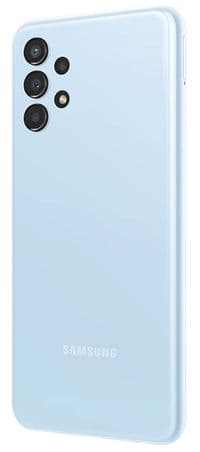 Смартфон Samsung Galaxy A13 SM-A135 4/64GB Dual Sim Blue_; 6.6" (2408x1080) PLS / MediaTek Dimensity 700 / ОЗУ 4 ГБ / 64 ГБ вбудованої + microSD до 1 ТБ / камера 50+5+2+2 Мп + 8 Мп / 4G (LTE) / Bluetooth, Wi-Fi, NFC / GPS, A-GPS, GLONASS, Beidou, Galileo, QZSS/ОС Android 11.0/165.1х76.4х8.8 мм, 195 г/5000 мАг/блакитний