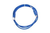 Патч-корд 2E Cat 5e, UTP, RJ45, 26AWG, 7/0.16 CCA, 1.50 m, PVC, Blue