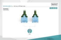 Патч-корд DIGITUS CAT 5e, Cu, UTP, 10м, PVC AWG 26/7, PVC, зелений