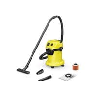 Пилосос господарський Karcher WD 3 P V-17/4/20, 1000 ВТ, 17л, 4м, 4.858 кг