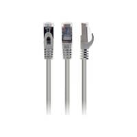 Патч корд PP6A-LSZHCU-2M, S/FTP, литий, 50u" штекер із клямкою, 2.0 м, сірий