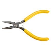 Плоскогубці подовжені прямі TOPEX, прецизійні, пружина, що розтискає, тримач прогумований, антиковзкий, 125 мм