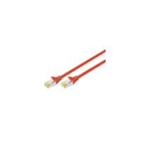 Патч-корд DIGITUS CAT 6a S-FTP, 0,5м, AWG 26/7 червоного кольору