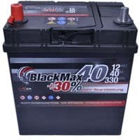Аккумулятор автомобильный BlackMax 40А (B4019)