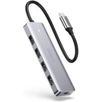 Концентратор Ugreen 4-port 0.15m USB 3.0 Active Metal Plated Shell Ultra Slim CM (50985)