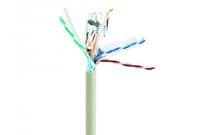 CAT6, одножильна, алюміній під міддю (CCA з AWG24), екранована фольгою, 100 м