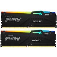 Пам'ять до ПК Kingston DDR5 5200 16GB KIT (8GBx2) FURY Beast RGB