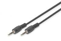 Кабель Digitus Audio connection stereo 3.5mm M/M 2.5m black