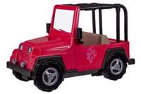 Транспорт для ляльок Our Generation Розовий джип з чорною рамкою BD37277Z