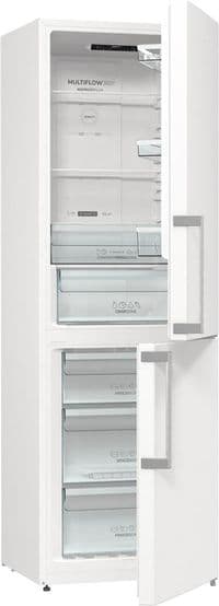 Холодильник з нижн. мороз. камерою Gorenje NRK6191EW5F, 185х60х60см, 2 двері, 203(99)л, А+, Total NF, Зона св-ті, Внутр. Диспл