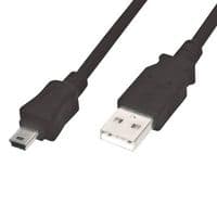 Кабель USB 2.0 (AM/miniB 5pin) DIGITUS 1.8м Black/Чорний, bulk