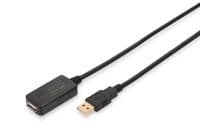 Підовжувач DIGITUS USB 2.0 Active Cable, A/M-A/F, 5 m