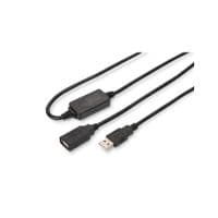 Підовжувач DIGITUS USB 2.0 Active Cable, A/M-A/F, 15 m