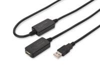 Підовжувач DIGITUS USB 2.0 Active Cable, A/M-A/F, 20 m