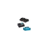 Набор аккумуляторов + зарядное устройство Makita 197658-5, СXT BL1021B x 2шт (10.8В, 2Ач) + DC10SB, кейс Makpac 1