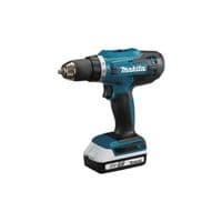Шуруповерт-дриль Makita DF488D004, акум., 18В, 2 Аг, 0-400/0-1400 об/хв, 1.5-13мм, 16 + D, 42/24 Нм, 1.7 кг