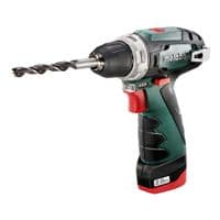 Шуруповерт-дрель Metabo PowerMaxx BS Basic аккумуляторный, 10.8 В, 2х2.0Аг, кейс