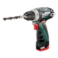 Шуруповерт-дриль Metabo BS Basic, 12V 2x2Aг, картон