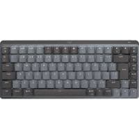 Клавиатура LOGITECH MX Mechanical Mini Minimalist Wireless Illuminated Keyboard - GRAPHITE - US INT'L - 2.4GHZ/BT - EMEA - TACTILE