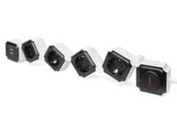 Блок розеток DIGITUS Flexible, 4xSchuko 16A, 2xUSB 2.4A, вимикач