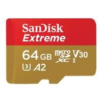 Карта памяти SanDisk 64GB microSDXC C10 UHS-I U3 R170/W80MB/s Extreme V30