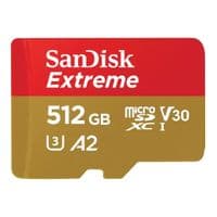 Карта памяти SanDisk 512GB microSDXC C10 UHS-I U3 R190/W130MB/s Extreme V30