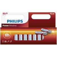 Батарейка Philips Power Alkaline AA щелочная блистер, 12 шт