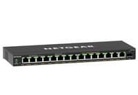 Комутатор NETGEAR GS316EP 15x1GE PoE+ (180Вт), 1xSFP, керований