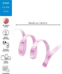 Підовжувач для стрічки 929002524801 WiZ LEDStrip, 800Lm, 2700-6500k, RGB, 1 метр, Wi-Fi