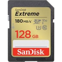Карта памяти SD 128GB SanDisk C10 UHS-I U3 R180/W90MB/s Extreme V30