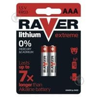 Батарейка Emos Raver Lithium battery AAA/FR03 BL 2шт