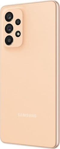 Смартфон Samsung Galaxy A53 5G SM-A536 8/256GB Dual Sim Orange (SM-A536EZOHSEK)_UA_; 6.5" (2400x1080) Super AMOLED / Samsung Exynos 1280 / ОЗУ 8 ГБ / 256 ГБ вбудованої + microSD до 1 ТБ / камера 64+12+5+5 Мп + 32 Мп / 5G / Bluetooth, Wi-Fi, NFC / GPS, GLONASS, Beidou, Galileo / ОС Android 12.0 / 159.6x74.8x8.1 мм, 189 г / 5000 мАг / помаранчевий