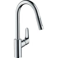 Змішувач для кухні Hansgrohe Focus, довж.виливу - 235мм, витяжний, 1важіль, KM240, хром