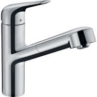 Змішувач для кухні Hansgrohe Focus M42, довж.виливу - 225мм, витяжний, 1важіль, KM150, хром