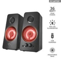 Акустична система (Колонки) Trust 2.0 GXT 608 Tytan Illuminated Speaker Set BLACK