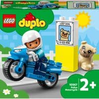Конструктор LEGO DUPLO Town Поліцейський мотоцикл 10967