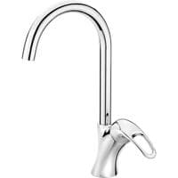 Смеситель для кухни Deante Dalia, длина излива - 184мм, поворотный, 1рычаг, хром