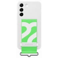Чохол Samsung Silicone with Strap Cover для смартфона Galaxy S22 (S901) White