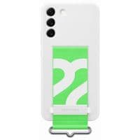 Чохол Samsung Silicone with Strap Cover для смартфона Galaxy S22+ (S906) White