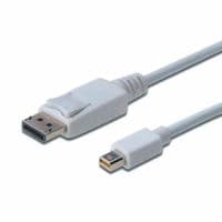 Кабель мультимедийный miniDisplayPort to DisplayPort 1.0m DIGITUS (AK-340102-010-W)